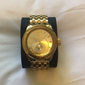 Marc Ecko Gold Tone Watch